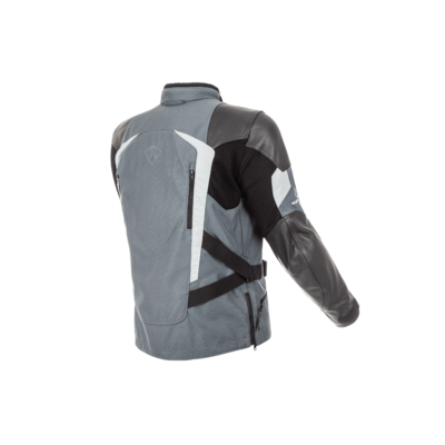 Jacke fürs Motorradfahren in zeitlosem Schnitt mit elastischem Einsatz im Schulterbereich für mehr Bewegungsfreihet